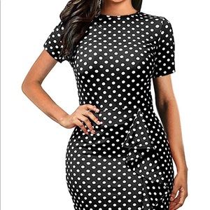 Beautiful, business casual dress! Soft & comfortable! Form fitting & flattering!